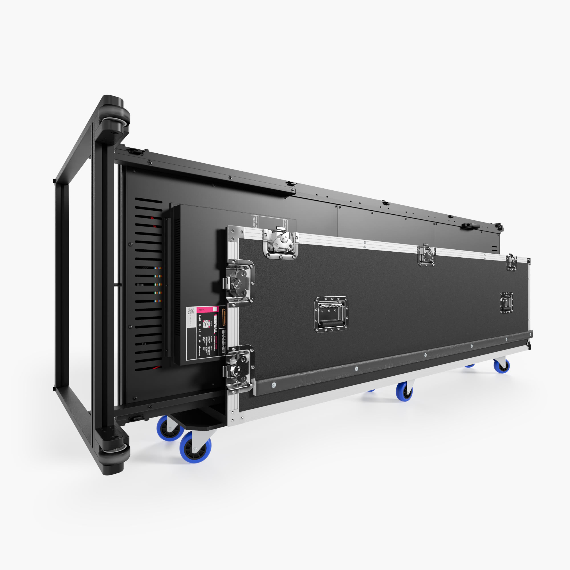 Videowall Flightcase für P1.5, P2 und P2,5 GENIUS Module