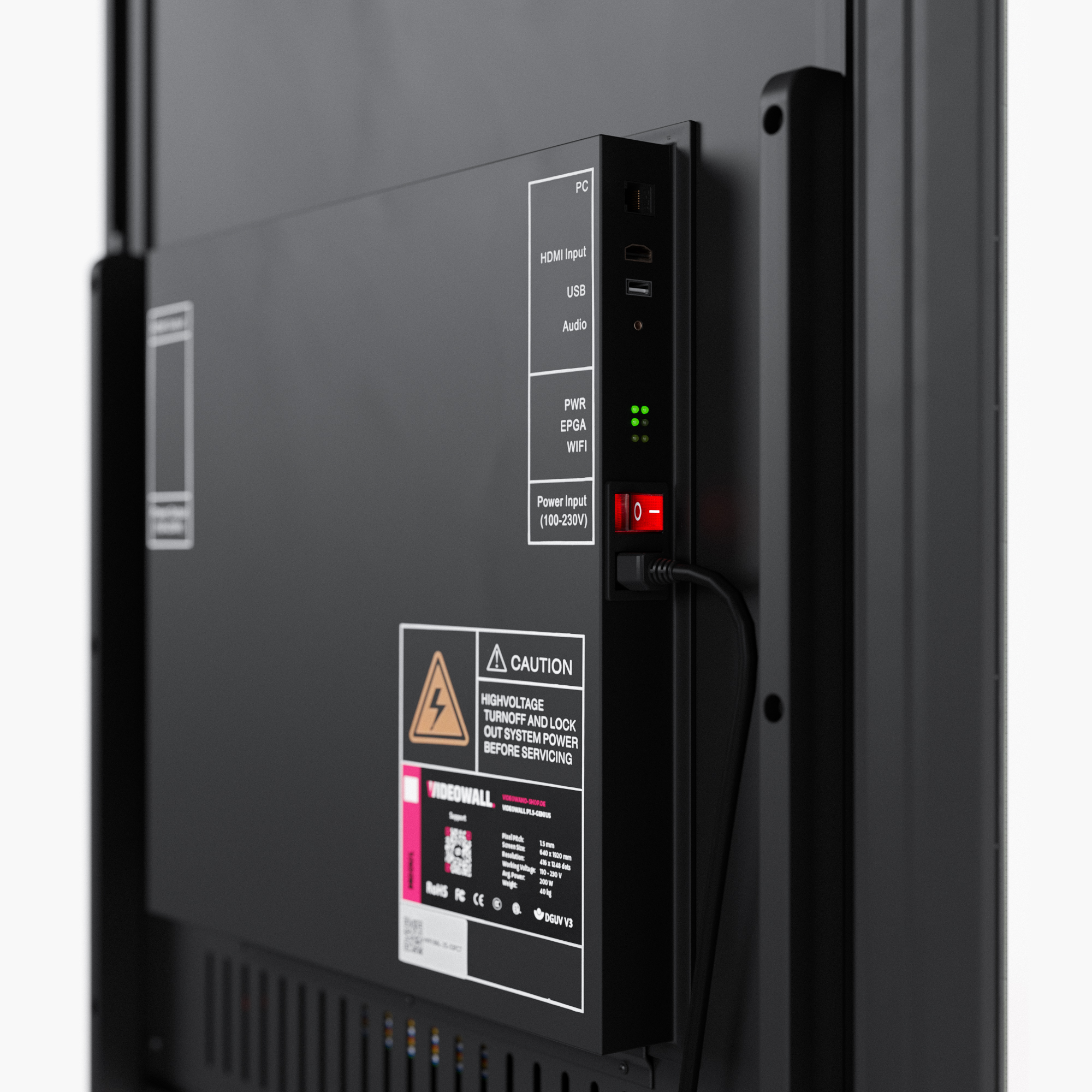 Videowall GENIUS - Rahmenlos - LED P1.5 - LED 6er